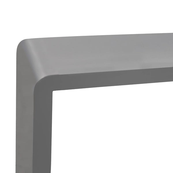 Graue Wandwürfelregale (3 Stk., MDF)