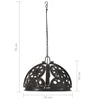 Teollinen kattovalaisin ratassuunnittelu Feyronia 45cm (e27)