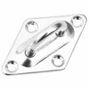 Abdala 9-teiliges Sonnensegel-Montageset (Edelstahl)