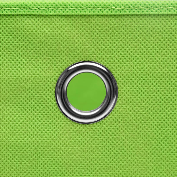 Grüne Aufbewahrungsboxen mit Deckel Cheta 28x28x28cm (4 Stk.)