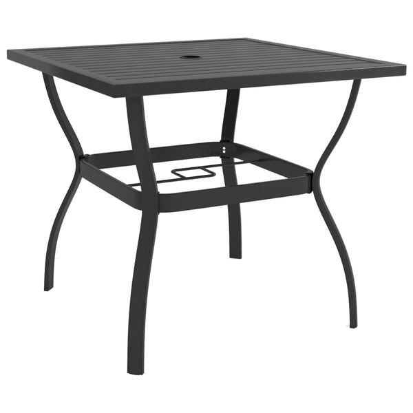 Anthrazit Gartentisch Moises 81,5x81,5x72cm (Stahl)
