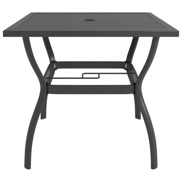 Anthrazit Gartentisch Moises 81,5x81,5x72cm (Stahl)