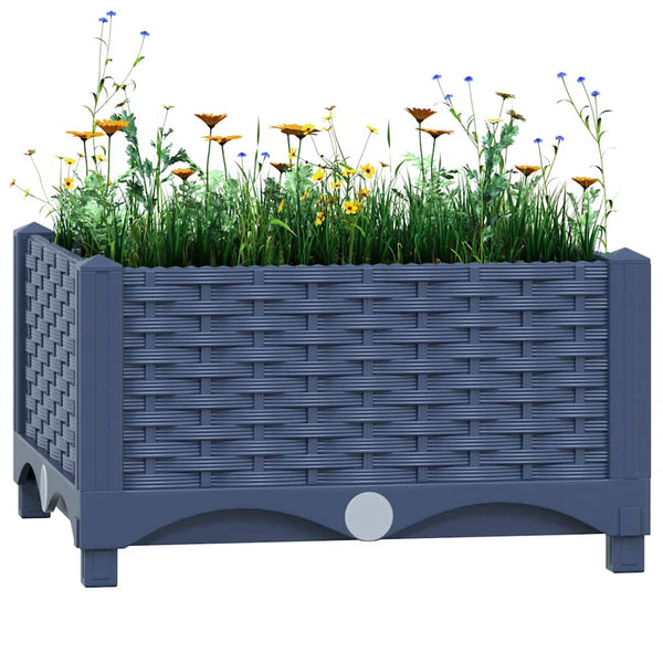 Hohes Blumenbeet Abelardo 40x40x23cm (Polypropylen)