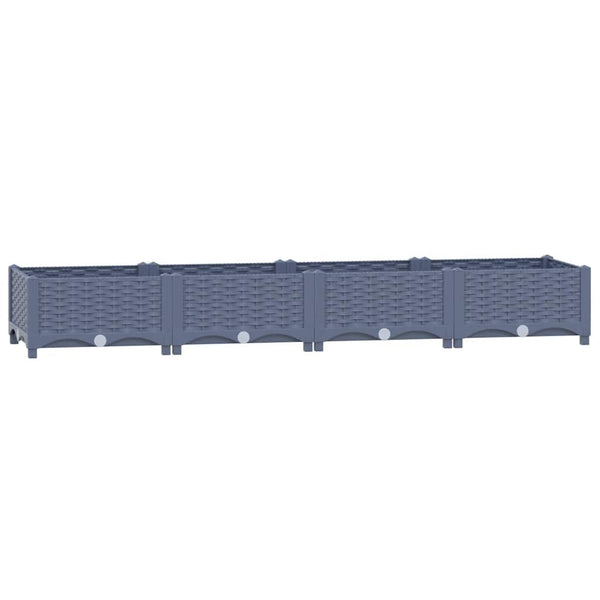 Abelardo Hochbeet 160x40x23cm (Polypropylen)