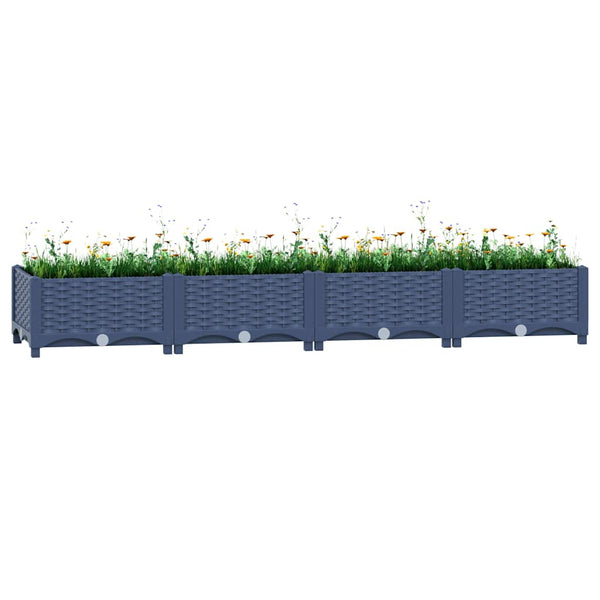 Abelardo Hochbeet 160x40x23cm (Polypropylen)