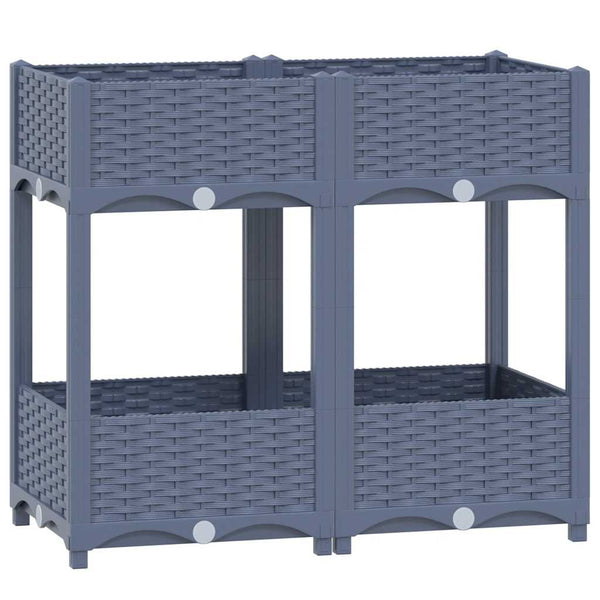 Hochbeet 80x40x71cm Abelardo (Polypropylen)