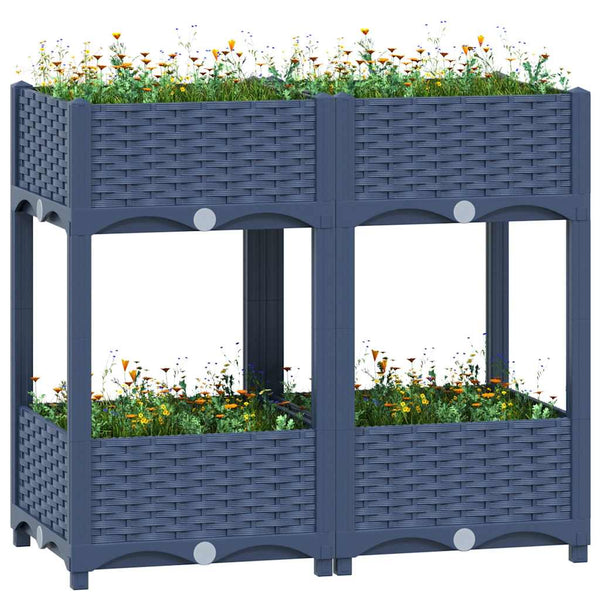 Hochbeet 80x40x71cm Abelardo (Polypropylen)