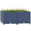 Erhöhtes Blumenbeet 80x80x38cm Abelardo (Polypropylen)