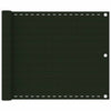 Dunkelgrüner Balkonsichtschutz Bobe 75x500cm (HDPE)