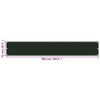 Dunkelgrüner Balkonsichtschutz Bobe 75x500cm (HDPE)