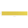 Gelber Balkonschutz Bobe 75x500cm (HDPE)