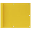Gelber Balkonsichtschutz Bobe 75x600cm (HDPE)