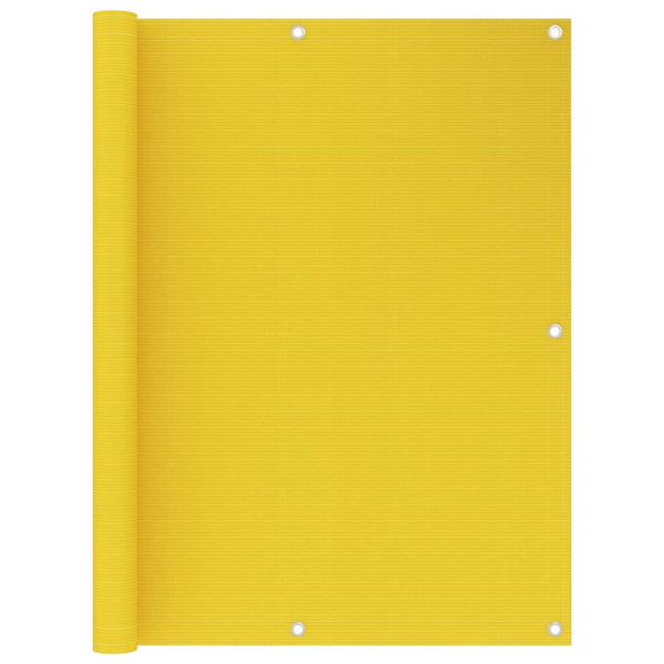 Gelber Balkonsichtschutz Bobe 120x300cm (HDPE)