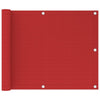 Roter Balkonsichtschutz Bobe 75x300cm (HDPE)