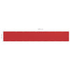 Roter Balkonschutz Bobe 75x500cm (HDPE)