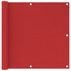 Balkonbespannung rot Bobe 90x300cm (HDPE)