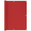 Roter Balkonsichtschutz Bobe 120x300cm (HDPE)