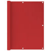 Roter Balkonsichtschutz Bobe 120x500cm (HDPE)