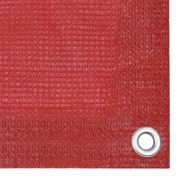 Roter Balkonsichtschutz Bobe 120x500cm (HDPE)