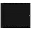 Schwarzer Balkonsichtschutz Bobe 75x400cm (HDPE)