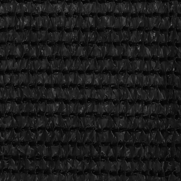 Schwarzer Balkonsichtschutz Bobe 75x400cm (HDPE)