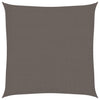 Anthrazit Sonnensegel Huth 3x3 m (160 g/m² HDPE)