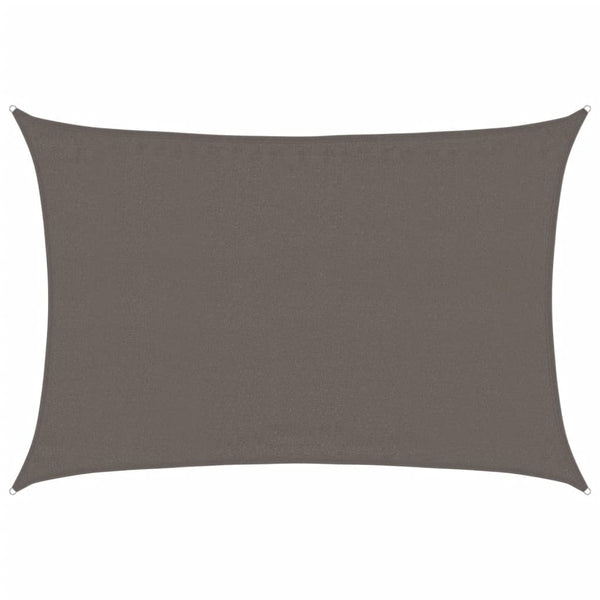 Anthrazit Sonnensegel Cristodora 3,5x5 m (160 g/m² HDPE)