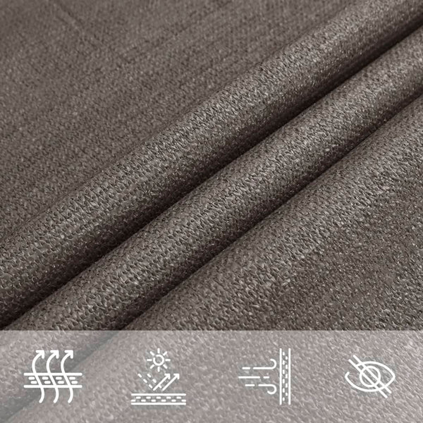 Sonnensegel Anthrazit Tudosi 3/4x2 m (160 g/m² HDPE)