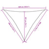 Beiges Sonnensegel Epamimondas 3x3x4,2 m (160 g/m² HDPE)