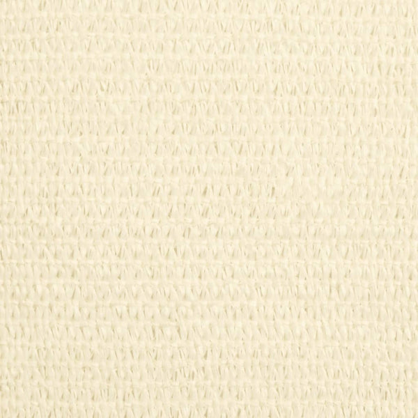 Cremefarbenes Sonnensegel Huth 6x6 m (160 g/m² HDPE)