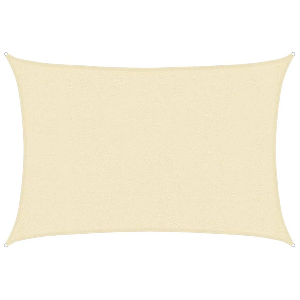 Creme Sonnensegel Cristodora 2,5x4 m (160 g/m², HDPE)