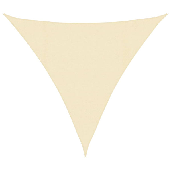 Sonnensegel Epamimondas 4x4x4 m, creme (160 g/m² HDPE)