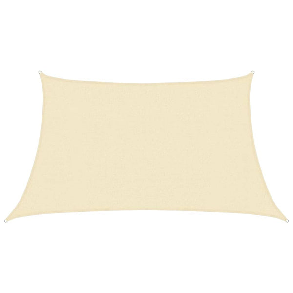 Cremefarbenes Sonnensegel Tudosi 3/4x2 m (160 g/m² HDPE)