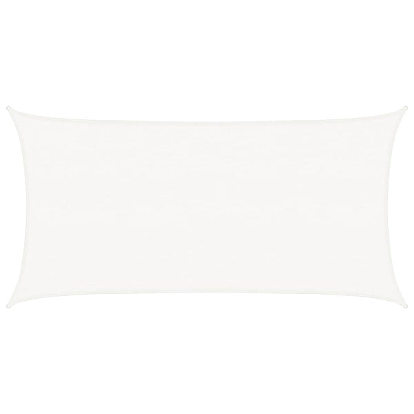 Weißes Sonnensegel Cristodora 2,5x4,5 m (160 g/m² HDPE)