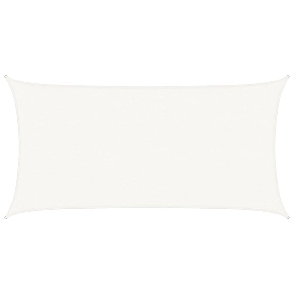 Weißes Sonnensegel Cristodora 2,5x5 m (160 g/m² hdpe)