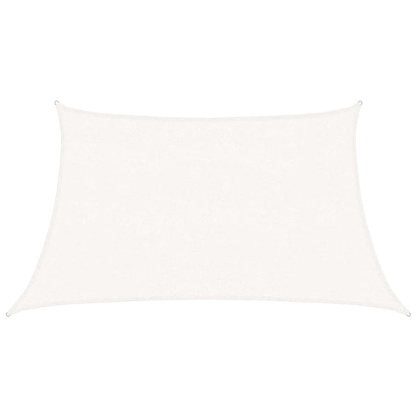 Weißes Sonnensegel Tudosi 3/4x2 m (160 g/m² HDPE)