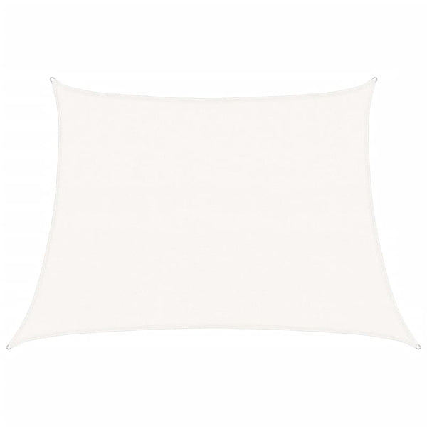 Weißes Sonnensegel Tudosi 4/5x3 m (160 g/m² HDPE)