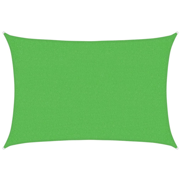Hellgrünes Sonnensegel Cristodora 2x3 m (160 g/m² HDPE)