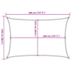 Sonnensegel Cristodora 2,5x4 m (160 g/m² HDPE) hellgrün