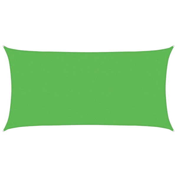 Hellgrünes Sonnensegel Cristodora 2,5x5 m (160 g/m² HDPE)