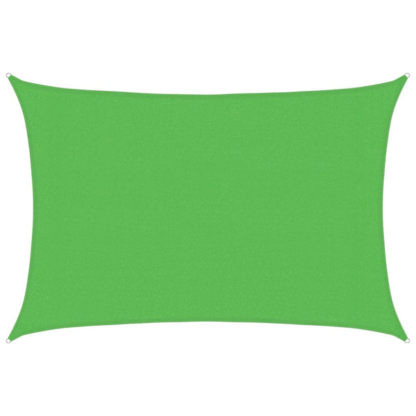 Sonnensegel Cristodora hellgrün 3x5 m (160 g/m² HDPE)