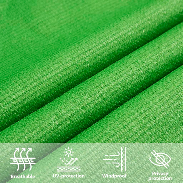 Sonnensegel Epamimondas 4x5x5 m (160 g/m² HDPE) hellgrün