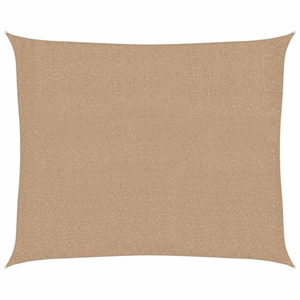 Graubraunes Sonnensegel Cristodora 2,5x3 m (160 g/m² HDPE)