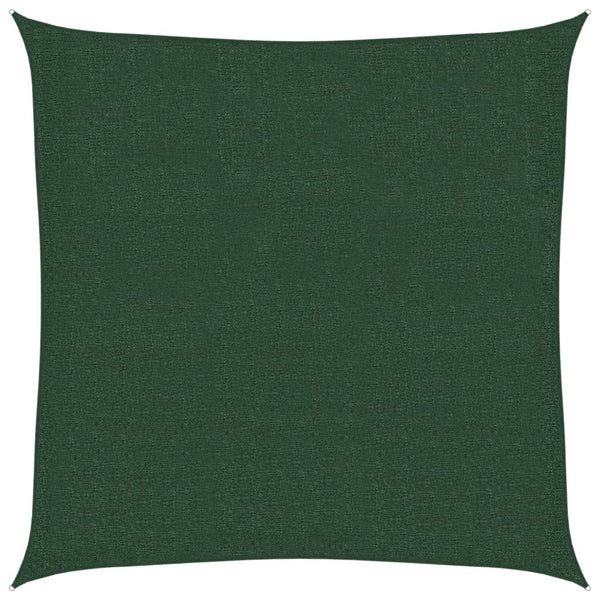 Tummanvihreä aurinkopurje Huth 2,5x2,5 m (160 g/m² hdpe)