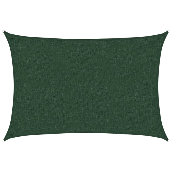 Tummanvihreä aurinkopurje Cristodora 2x3 m (160 g/m² hdpe)