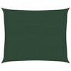 Dunkelgrünes Sonnensegel Cristodora 2,5x3 m (160 g/m² HDPE)