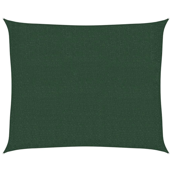 Dunkelgrünes Sonnensegel Cristodora 2,5x3 m (160 g/m² HDPE)