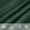 Dunkelgrünes Sonnensegel Cristodora 3,5x4,5 m (160 g/m² HDPE)