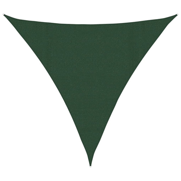 Dunkelgrünes Sonnensegel Epamimondas 4x4x4 m (160 g/m² HDPE)