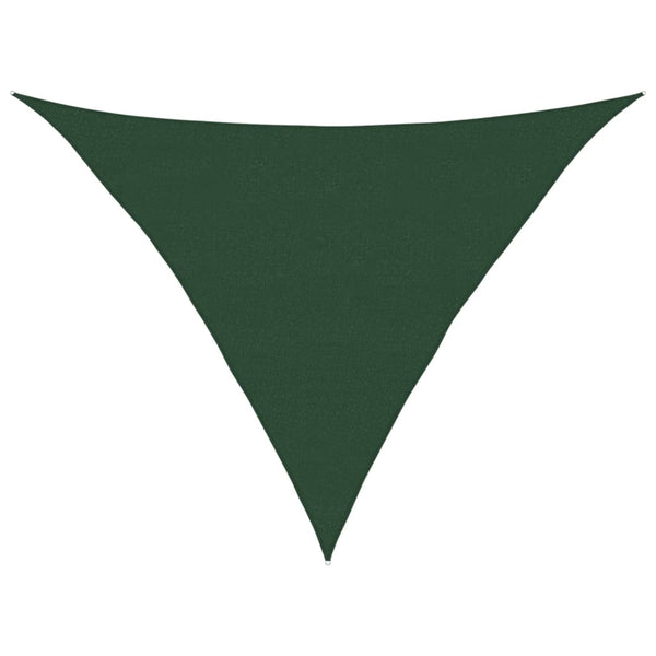 Dunkelgrünes Sonnensegel Epamimondas 5x5x6 m (160 g/m² HDPE)